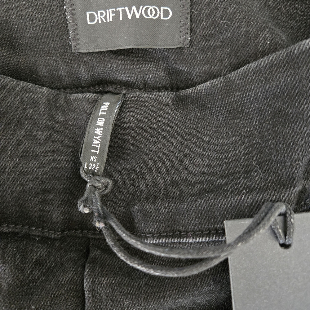 DRIFTWOOD Black Jeans With Floral Embroidery - Picture 2 of 13